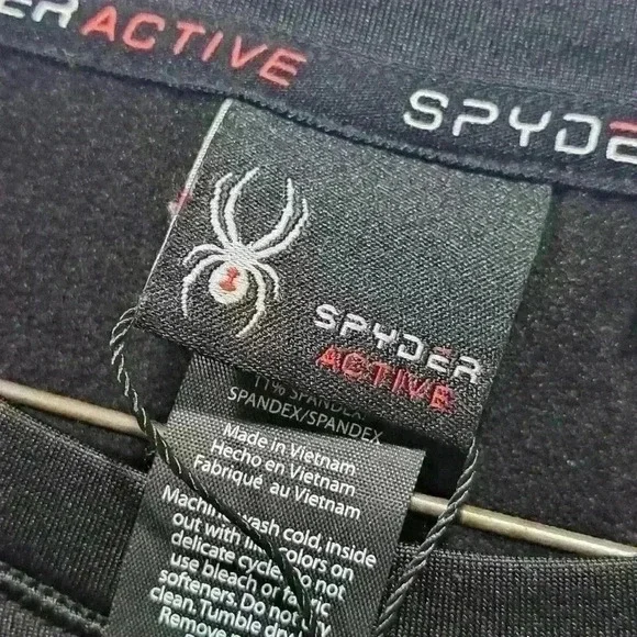SpyderActive black long-sleeved size L - Picture 4 of 9